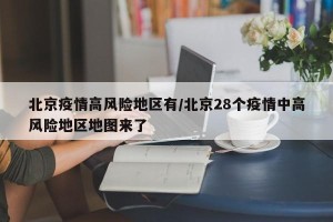 北京疫情高风险地区有/北京28个疫情中高风险地区地图来了